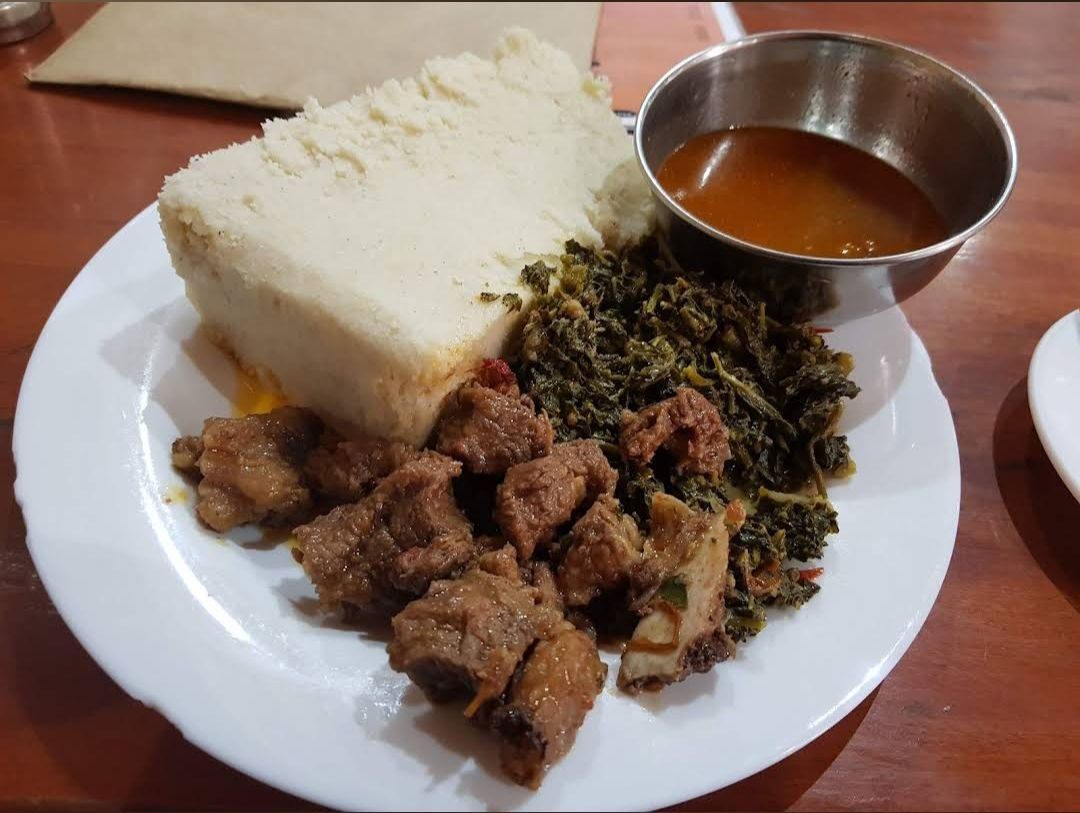 A plate of food